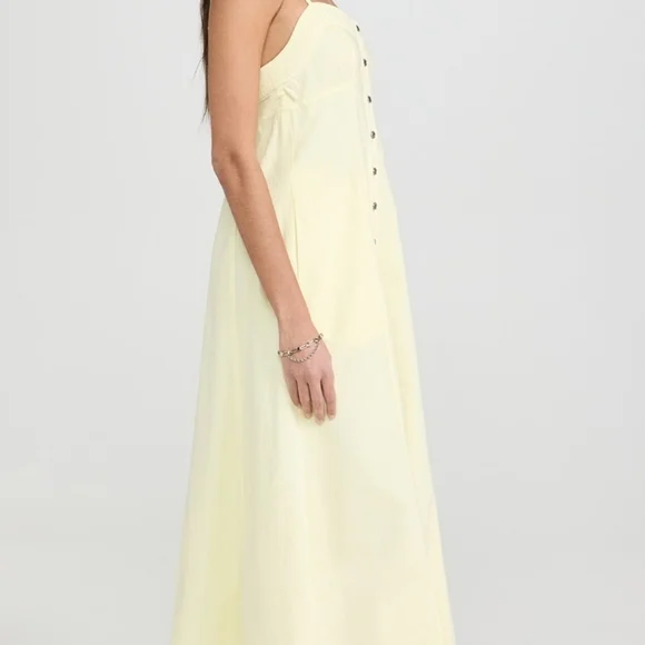 wedding maxi dress long sleeve Breanna White Long Sleeve Ruched Maxi Dress - US 0